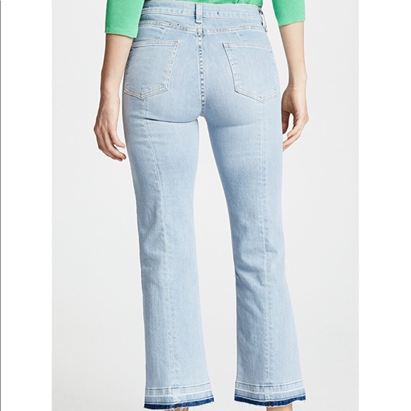NEW • Veronica Beard • Jackie Cropped Jeans Sky - Picture 2 of 8